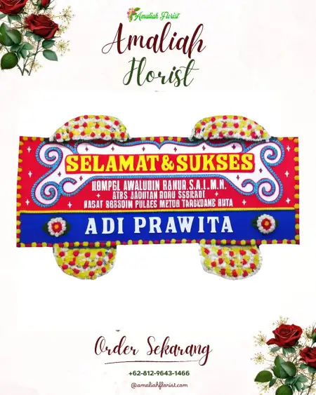 Papan Bunga Ucapan Selamat Sokanegara